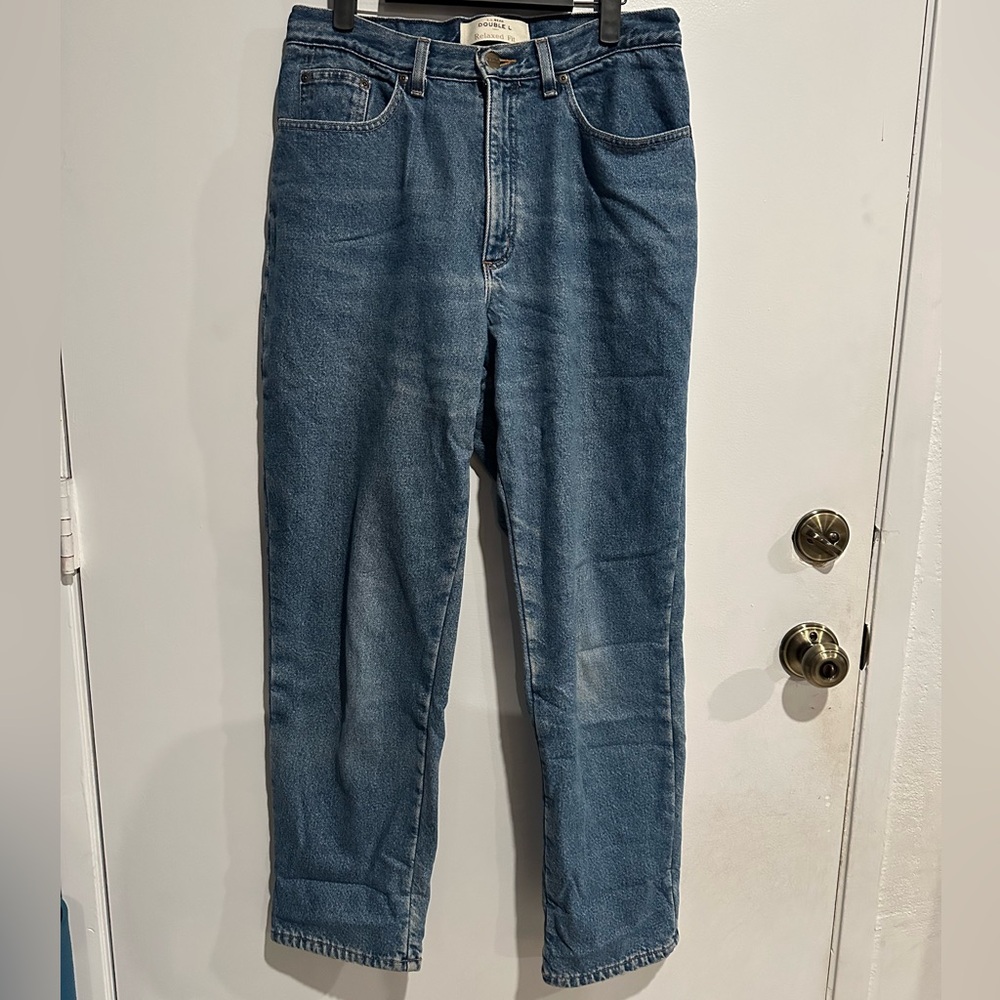 L.L. Bean Double L Fleece-Lined Jeans – Women’s Size 12